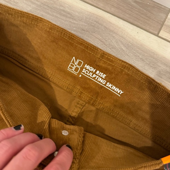 NOBO High Waisted Skinny Jeans Tan size 9 - Picture 3 of 4